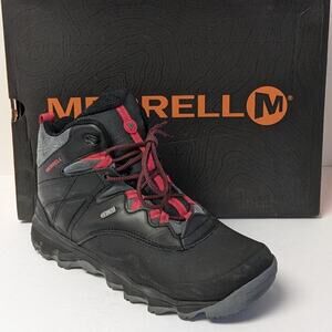 Merrell Thermo Adventure Ice+ 6" Waterproof Boots, Black, Womens 9.5 M